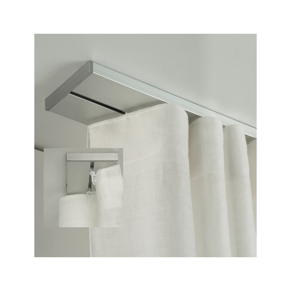 APT Binario per tenda in alluminio, 180°, 100 x 2,6 cm